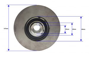 Tsentrifugaalsidur 147x25mm - Pilt 4
