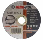 Lõikekettad Mar-Pol 1,0mm 125mm pakis 25tk