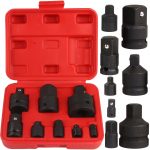 Jõupadrunite üleminekute / adapterite 8 osaline komplekt