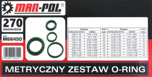 O-rõngaste komplekt 270 tk - Pilt 2