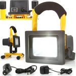 Töölamp 10W LED Li-ion akuga IP65