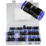 Pneumaatiliste torude kiirühendused 4-16mm 40Tk